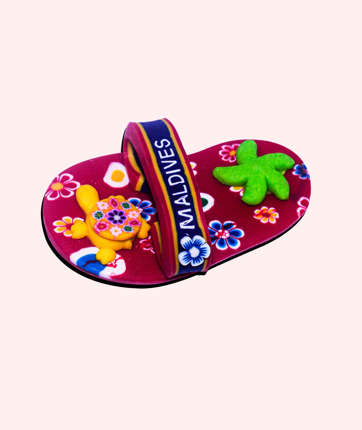 Maldives Mini Flip-Flop Souvenir Magnets - Image 4