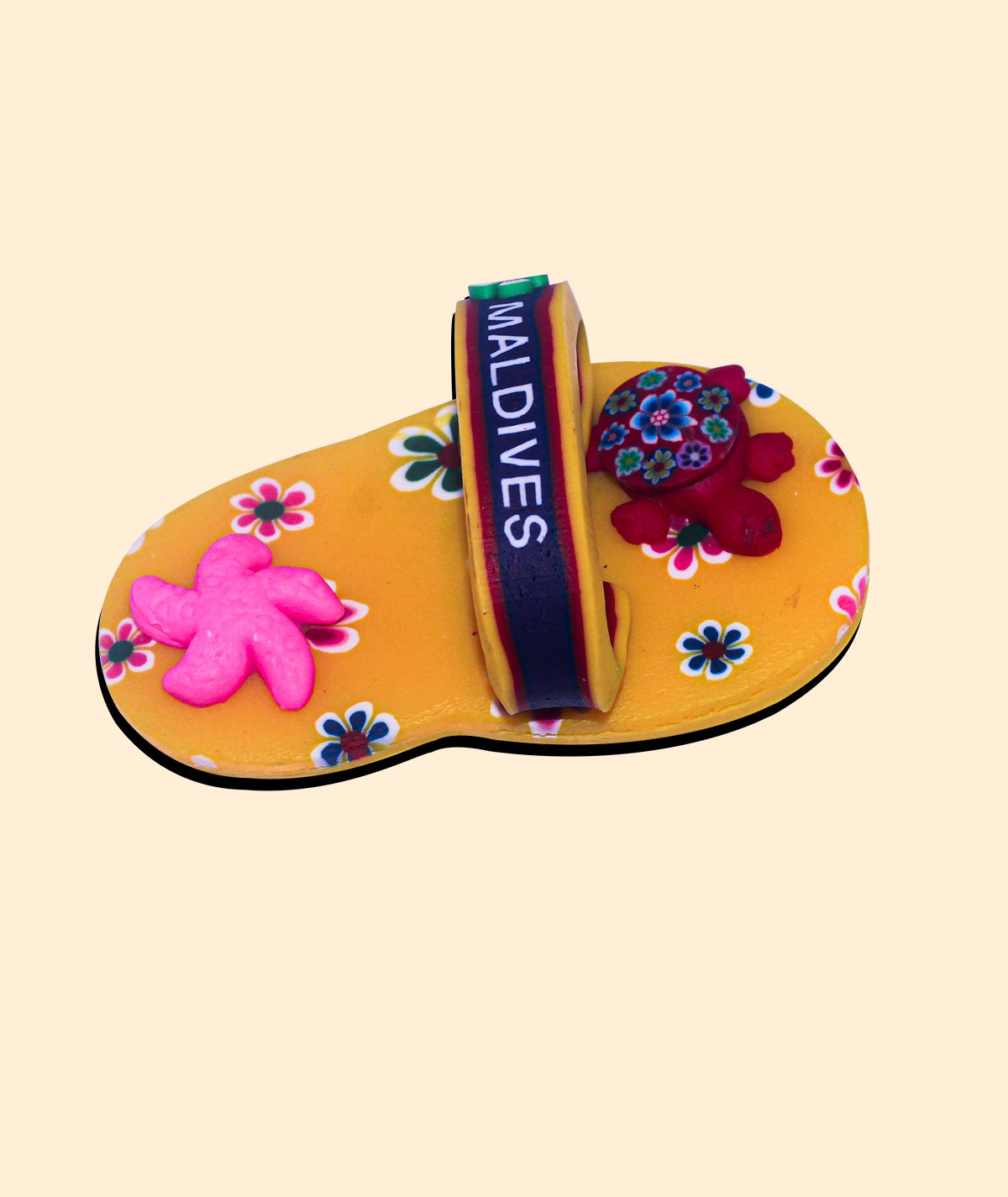 Maldives Mini Flip-Flop Souvenir Magnets - Image 17